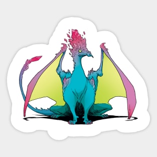 Crystal Dragon Sticker